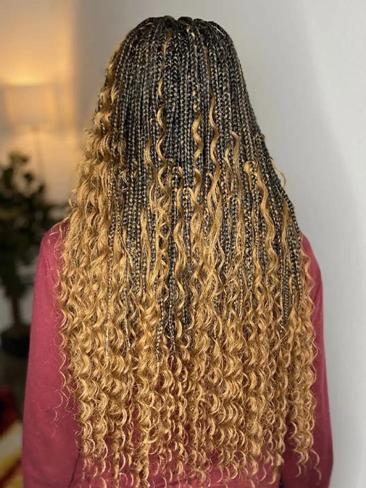 DEEP WAVE MEDIUM BLONDE #27 BULK HAIR, REAL HUMAN HAIR, BULK HAIR EXTENSIONS,