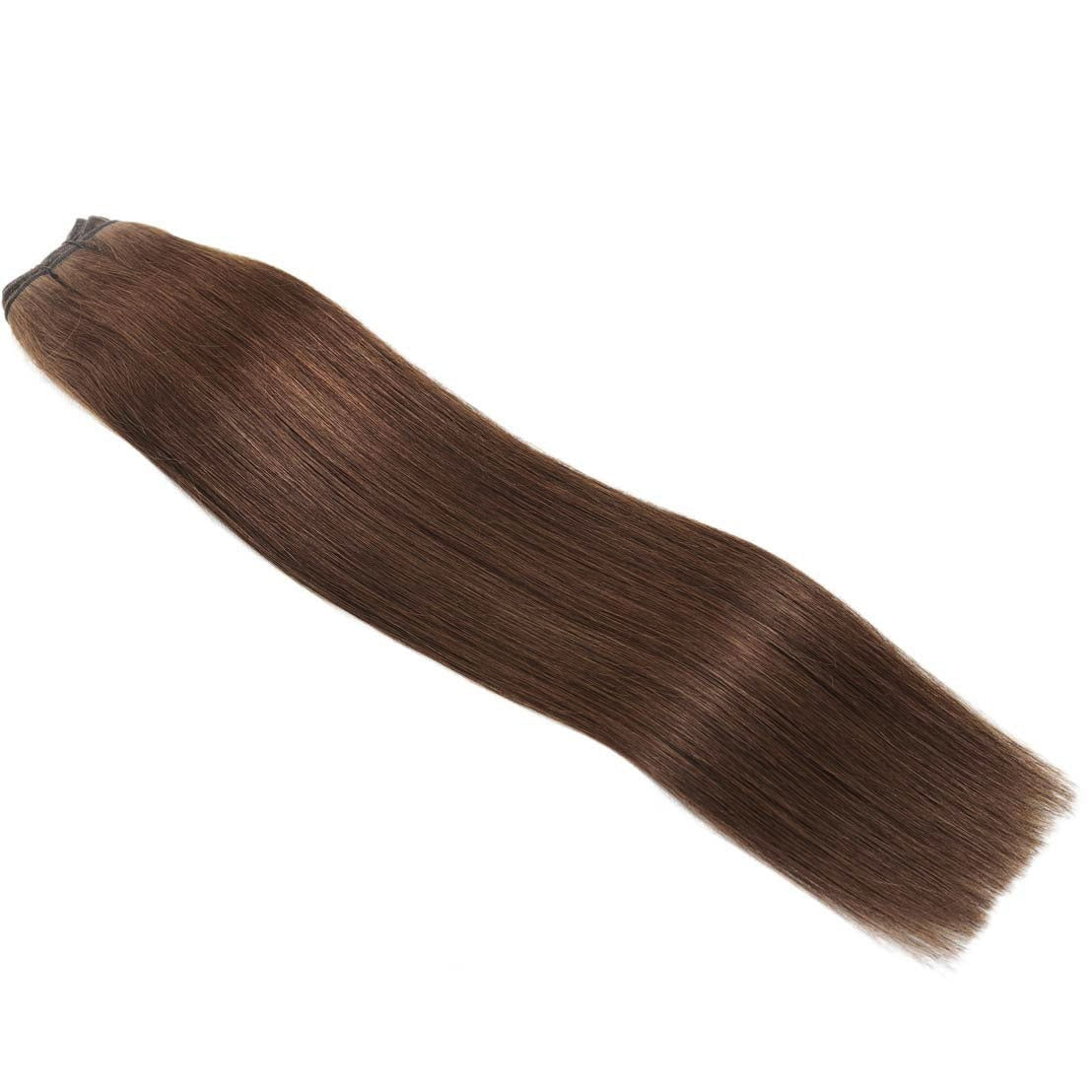 GENIUS WEFT HAIR EXTENSIONS CHESTNUT, SEW IN EXTENSIONS, GENIUS WEFT HAIR, NATURAL HUMAN HAIR