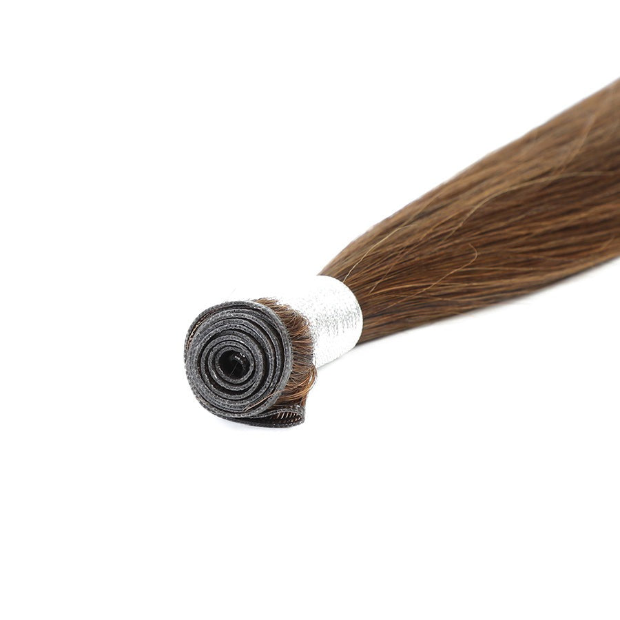 GENIUS WEFT HAIR EXTENSIONS CHESTNUT, SEW IN EXTENSIONS, GENIUS WEFT HAIR, NATURAL HUMAN HAIR