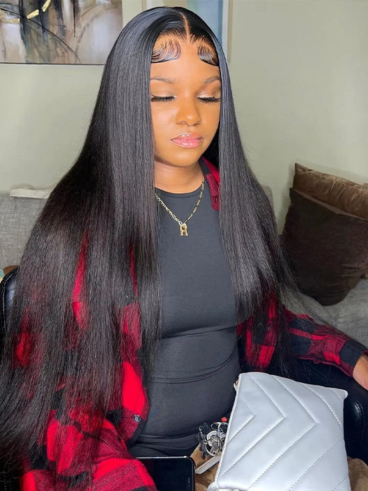 STRAIGHT BULK HAIR EXTENSIONS, NATURAL BLACK #1B HUMAN HAIR, BULK HAIR EXTENSIONS