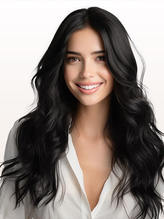 WEFT HAIR EXTENSIONS #1 JET BLACK, SEW IN EXTENSIONS, WEFT HAIR, HAIR EXTENSIONS