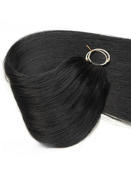 FEATHER CROCHET HAIR JET BLACK #1, HAIR EXTENSIONS, FEATHER CROCHET HAIR EXTENSIONS