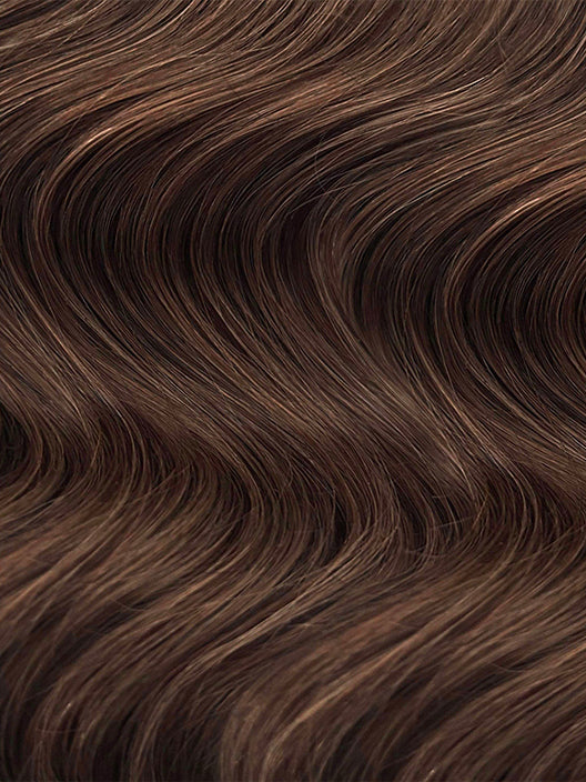 GENIUS WEFT HAIR EXTENSIONS CHESTNUT, SEW IN EXTENSIONS, GENIUS WEFT HAIR, NATURAL HUMAN HAIR