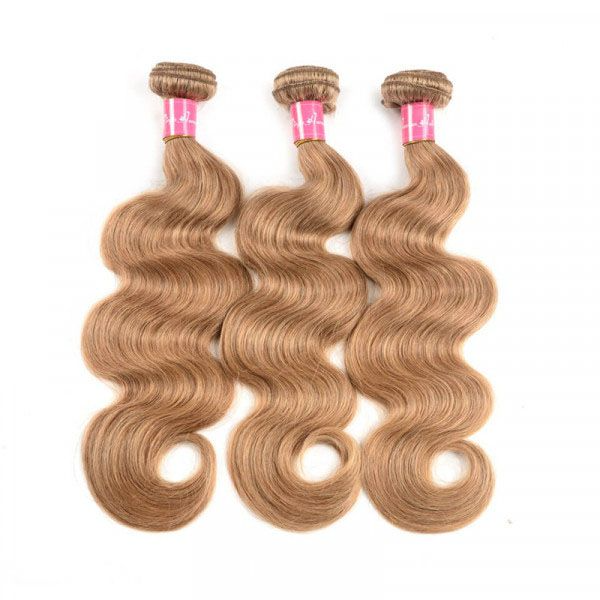 Deep Wave Salt and Pepper Bulk Hair #27 Honey Blonde, BULK HAIR EXTENSIONS, REAL HUMAN HAIR