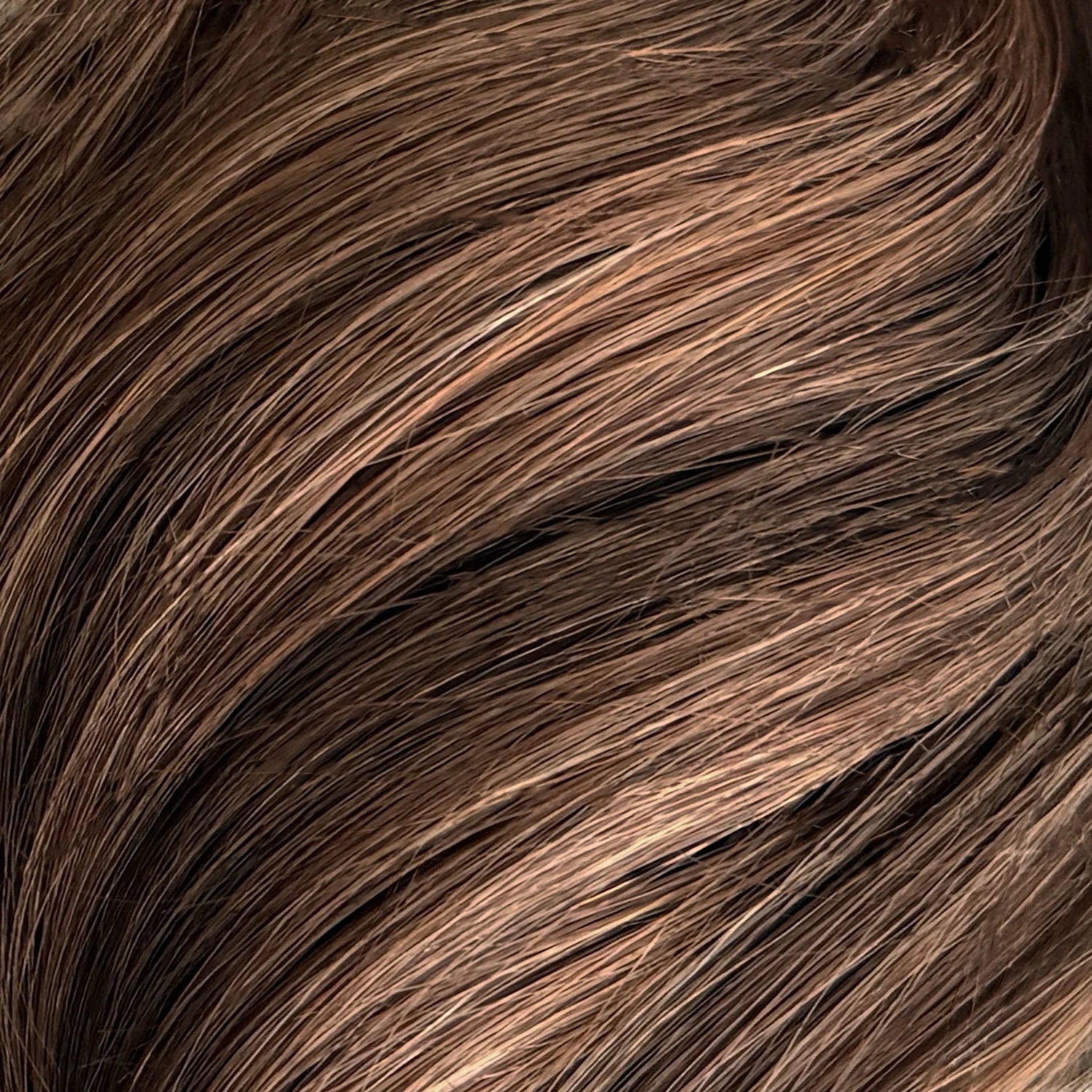 BODY WAVE PONYTAIL WIG 100% REAL HAIR #2/10 Dark Brown & Caramel Lowlights, NATURAL COLOR PONYTAIL, PNHAIR14