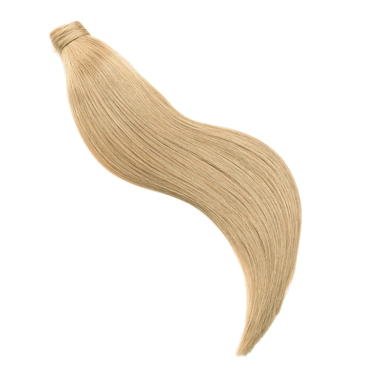 BODY WAVE PONYTAIL WIG 100% REAL HAIR #24 Medium Sandy Blonde, NATURAL COLOR PONYTAIL, PNHAIR22