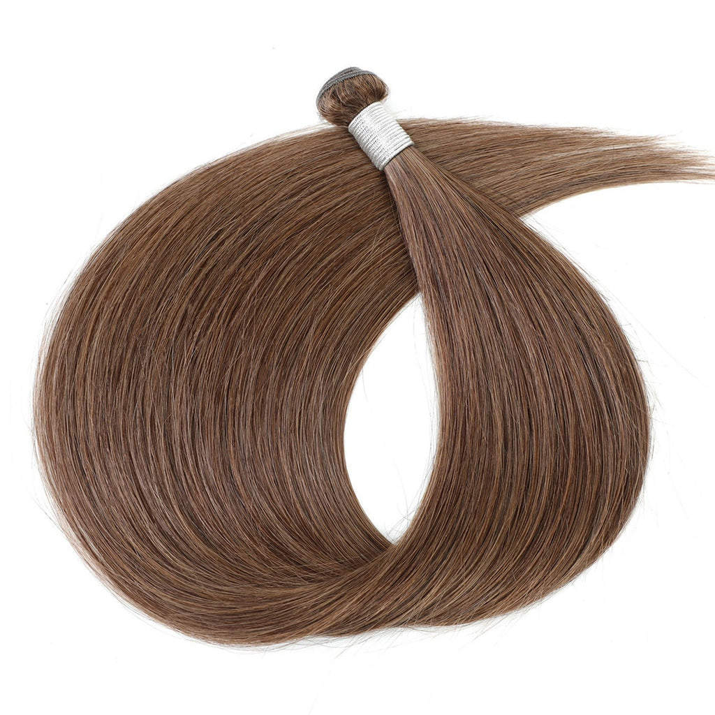 GENIUS WEFT HAIR EXTENSIONS MEDIUM BROWN, SEW IN EXTENSIONS, GENIUS WEFT HAIR, NATURAL HUMAN HAIR