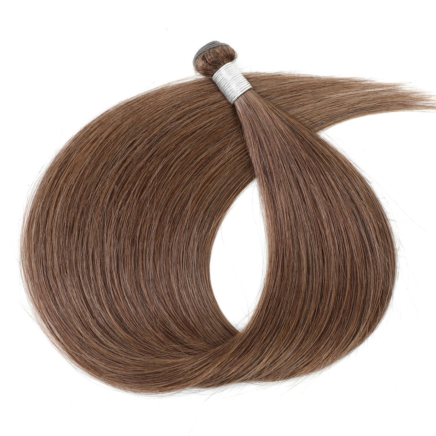 GENIUS WEFT HAIR EXTENSIONS MEDIUM BROWN, SEW IN EXTENSIONS, GENIUS WEFT HAIR, NATURAL HUMAN HAIR