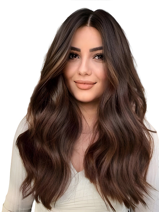 GENIUS WEFT HAIR EXTENSIONS MEDIUM BROWN, SEW IN EXTENSIONS, GENIUS WEFT HAIR, NATURAL HUMAN HAIR