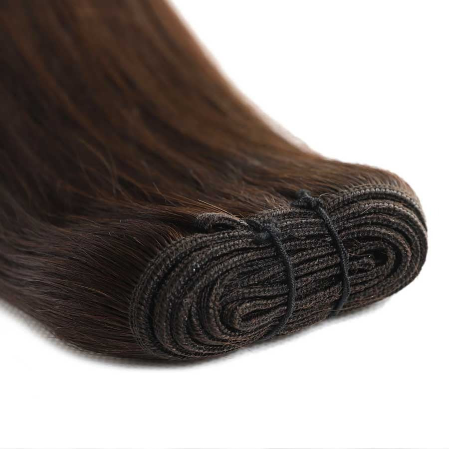 WEFT HAIR EXTENSIONS #2 DARK BROWN, SEW IN EXTENSIONS, WEFT HAIR, HAIR EXTENSIONS