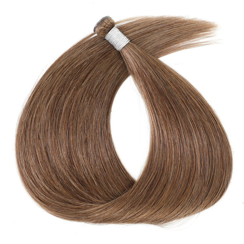 GENIUS WEFT HAIR EXTENSIONS CINNAMON BROWN, SEW IN EXTENSIONS, GENIUS WEFT HAIR, NATURAL HUMAN HAIR