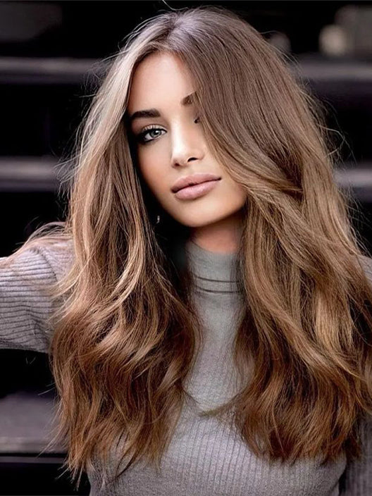 GENIUS WEFT HAIR EXTENSIONS CINNAMON BROWN, SEW IN EXTENSIONS, GENIUS WEFT HAIR, NATURAL HUMAN HAIR