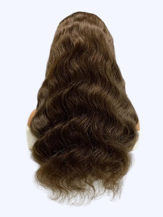 Handmade Lace Wigs, Hair Wavy, Human Hair Dark Brown Lace Wigs, Hair Extensions, Lace Wigs