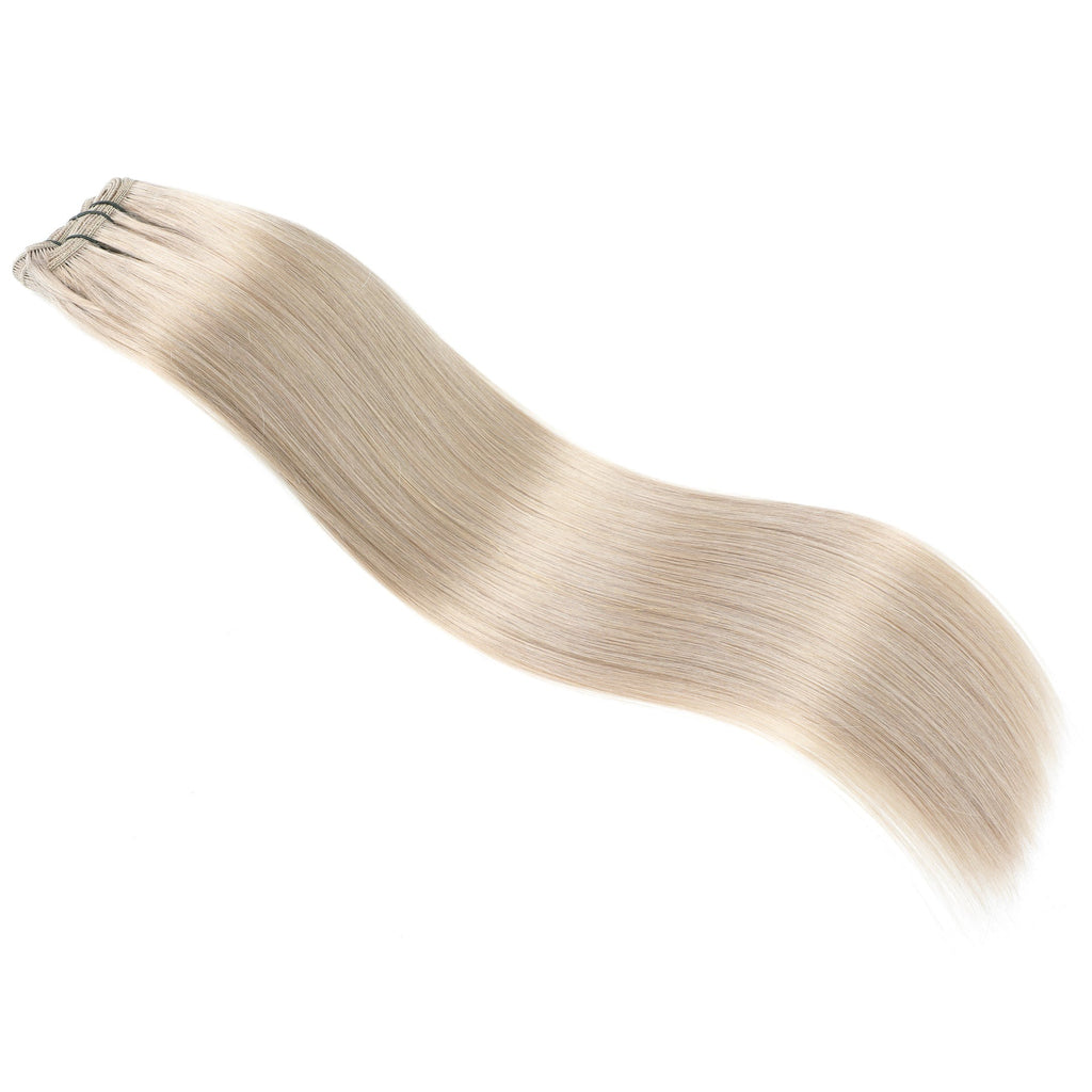 WEFT HAIR EXTENSIONS #18A ASH BLONDE, SEW IN EXTENSIONS, WEFT HAIR, HAIR EXTENSIONS