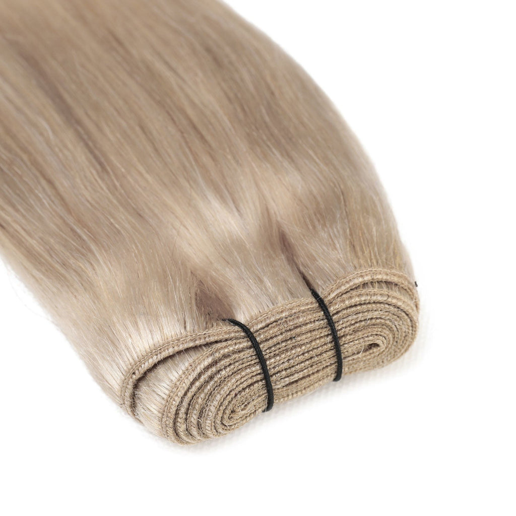 WEFT HAIR EXTENSIONS #18A ASH BLONDE, SEW IN EXTENSIONS, WEFT HAIR, HAIR EXTENSIONS