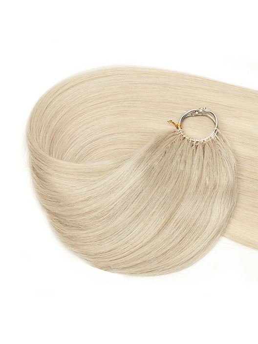 FEATHER CROCHET HAIR BLEACH BLONDE (613R), HAIR EXTENSIONS, FEATHER CROCHET, REAL HUMAN HAIR