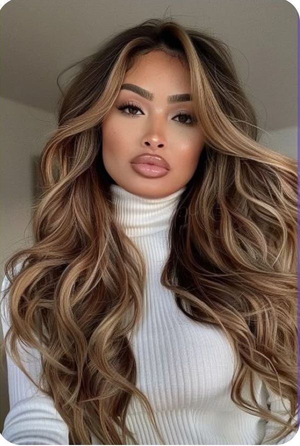 BODY WAVE PONYTAIL WIG 100% REAL HAIR #2/16 Dark Brown & Natural Blonde Highlights, NATURAL COLOR PONYTAIL, PNHAIR19