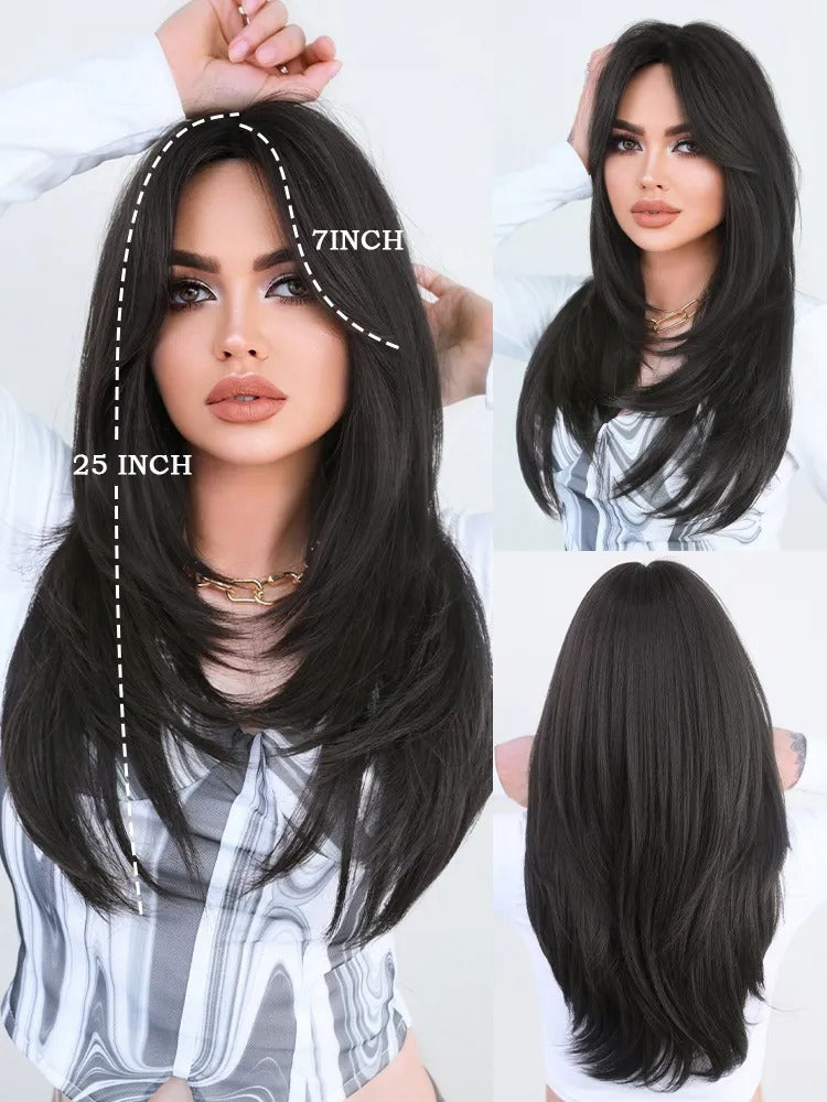 Handmade Lace Wigs, Hair Straight, Human Hair Black Lace Wigs, Hair Extensions, Lace Wigs