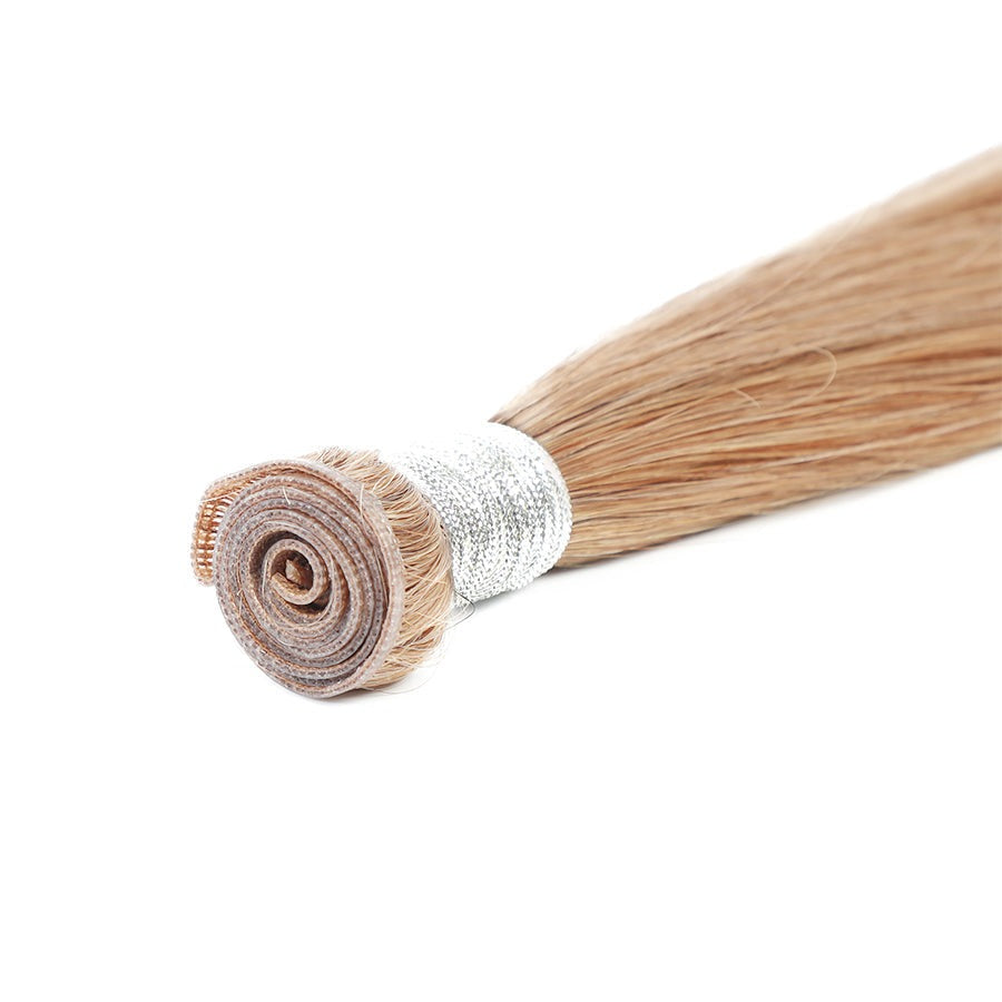 GENIUS WEFT HAIR EXTENSIONS HONEY BLONDE, SEW IN EXTENSIONS, GENIUS WEFT HAIR, NATURAL HUMAN HAIR