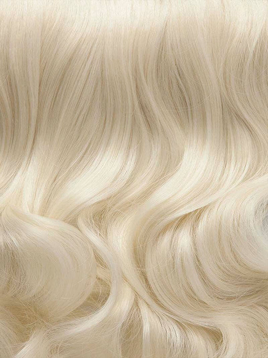 GENIUS WEFT HAIR EXTENSIONS #60 PLATINUM BLONDE, SEW IN EXTENSIONS, GENIUS WEFT HAIR, NATURAL HUMAN HAIR