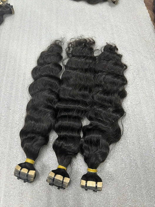 WEFT HAIR EXTENSIONS, PREMIUM HAIR WITH VOLUMINOUS WAVES. WHHAIR02