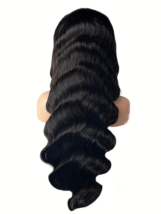 Human Hair Black Lace Wigs, Handmade Lace Wigs, Hair Wavy Hair Extensions, Lace Wigs