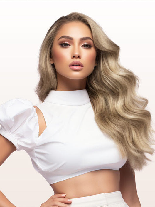 WEFT HAIR EXTENSIONS #8-22 CINNAMON BROWN & SANDY BLONDE MIX, SEW IN EXTENSIONS, WEFT HAIR, HAIR EXTENSIONS