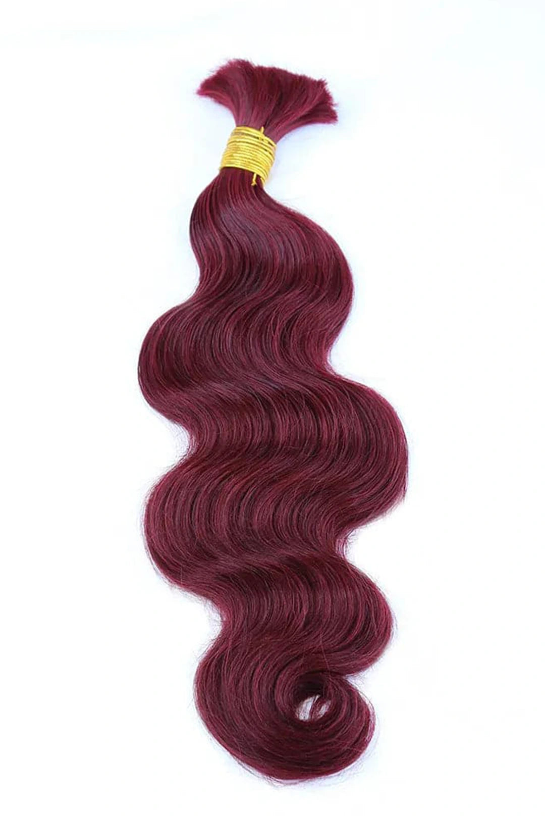 Deep Wave red  99J, BULK HAIR EXTENSIONS, REAL HUMAN HAIR