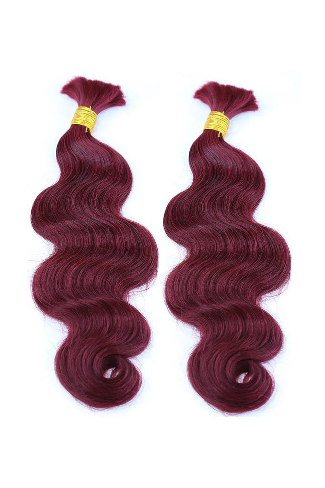 Deep Wave red  99J, BULK HAIR EXTENSIONS, REAL HUMAN HAIR