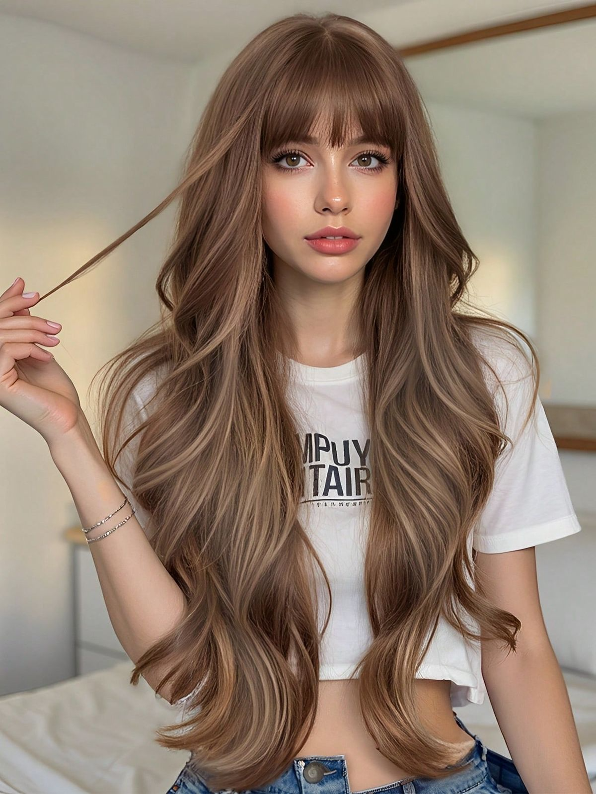 Deep Wave Salt and Pepper Bulk Hair #613/4/27/30 Mixed Color, BULK HAIR EXTENSIONS, REAL HUMAN HAIR