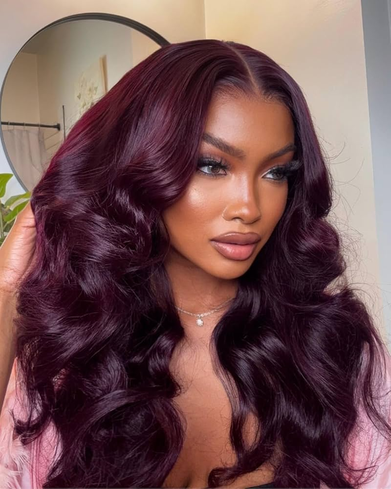 GENIUS WEFT HAIR EXTENSIONS Cherry Wine 99J, SEW IN EXTENSIONS, GENIUS WEFT HAIR, NATURAL HUMAN HAIR