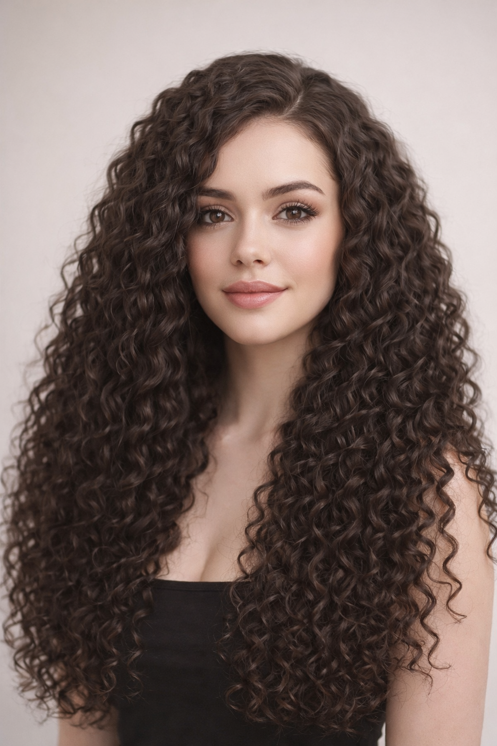 DEEP WAVE BULK HUMAN HAIR Dark Ash Brown, BULK HAIR EXTENSIONS, REAL HUMAN HAIR