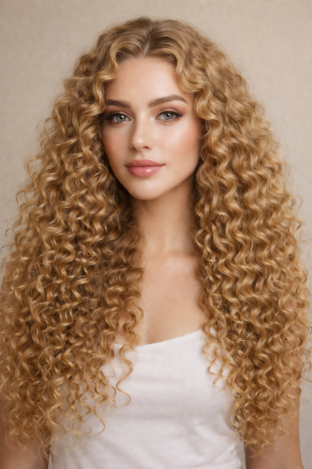 DEEP WAVE BULK HUMAN HAIR Dark Blonde, BULK HAIR EXTENSIONS, REAL HUMAN HAIR