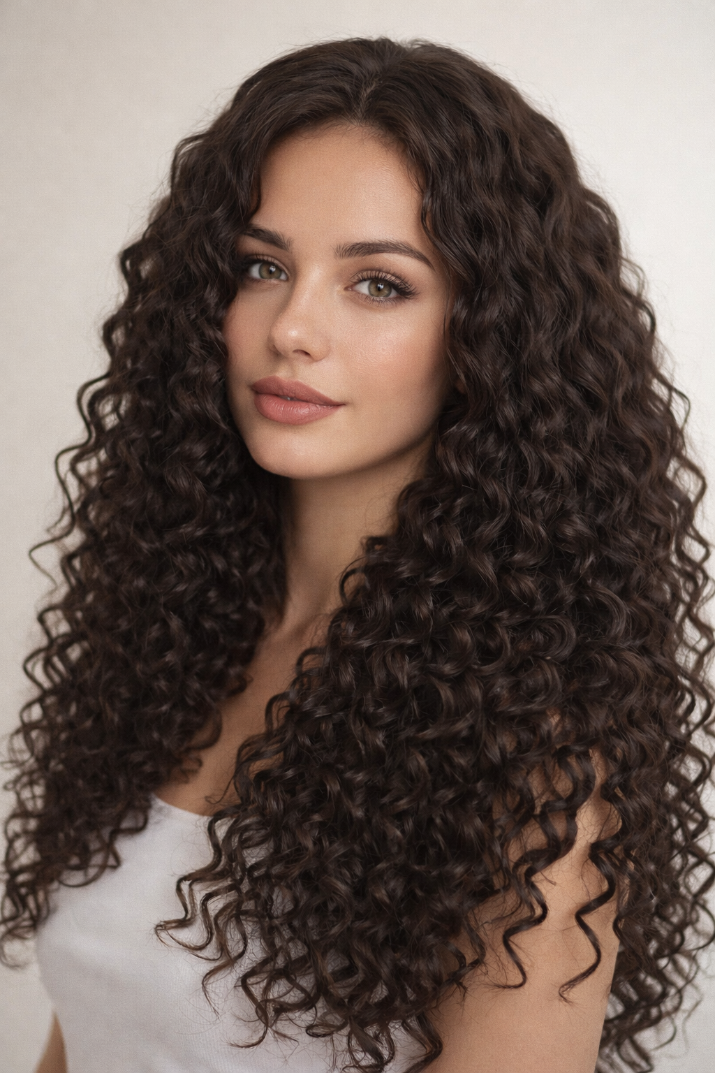 DEEP WAVE BULK HUMAN HAIR Dark Cool Brown, BULK HAIR EXTENSIONS, REAL HUMAN HAIR