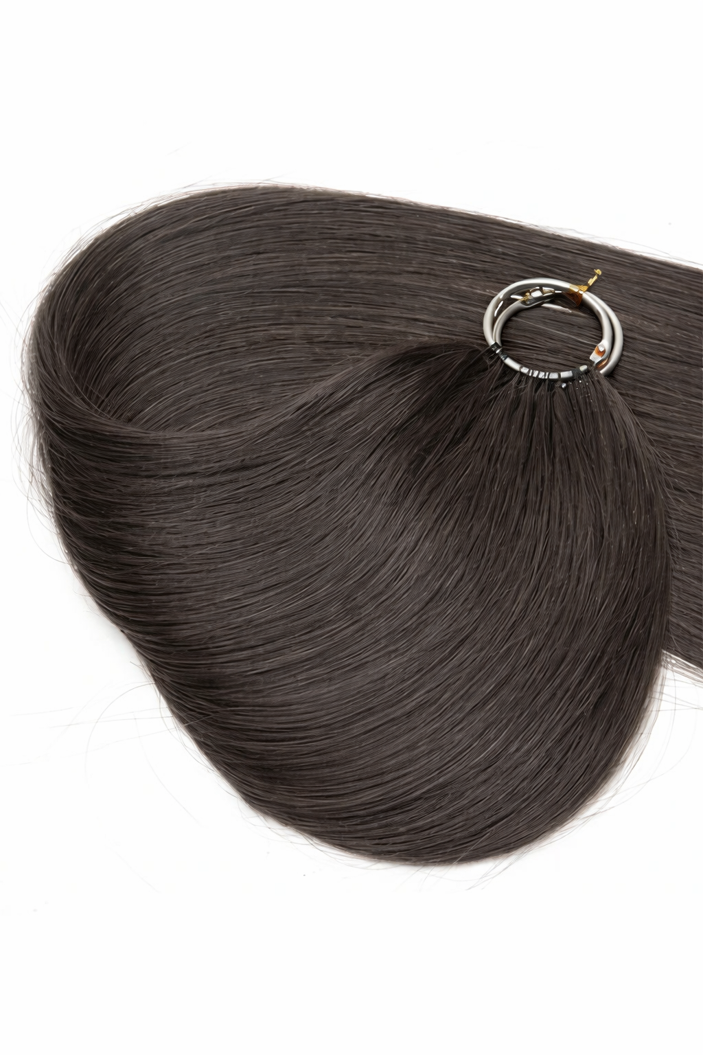 FEATHER CROCHET HAIR DARK GREY BROWN, HAIR EXTENSIONS, FEATHER CROCHET, REAL HUMAN HAIR