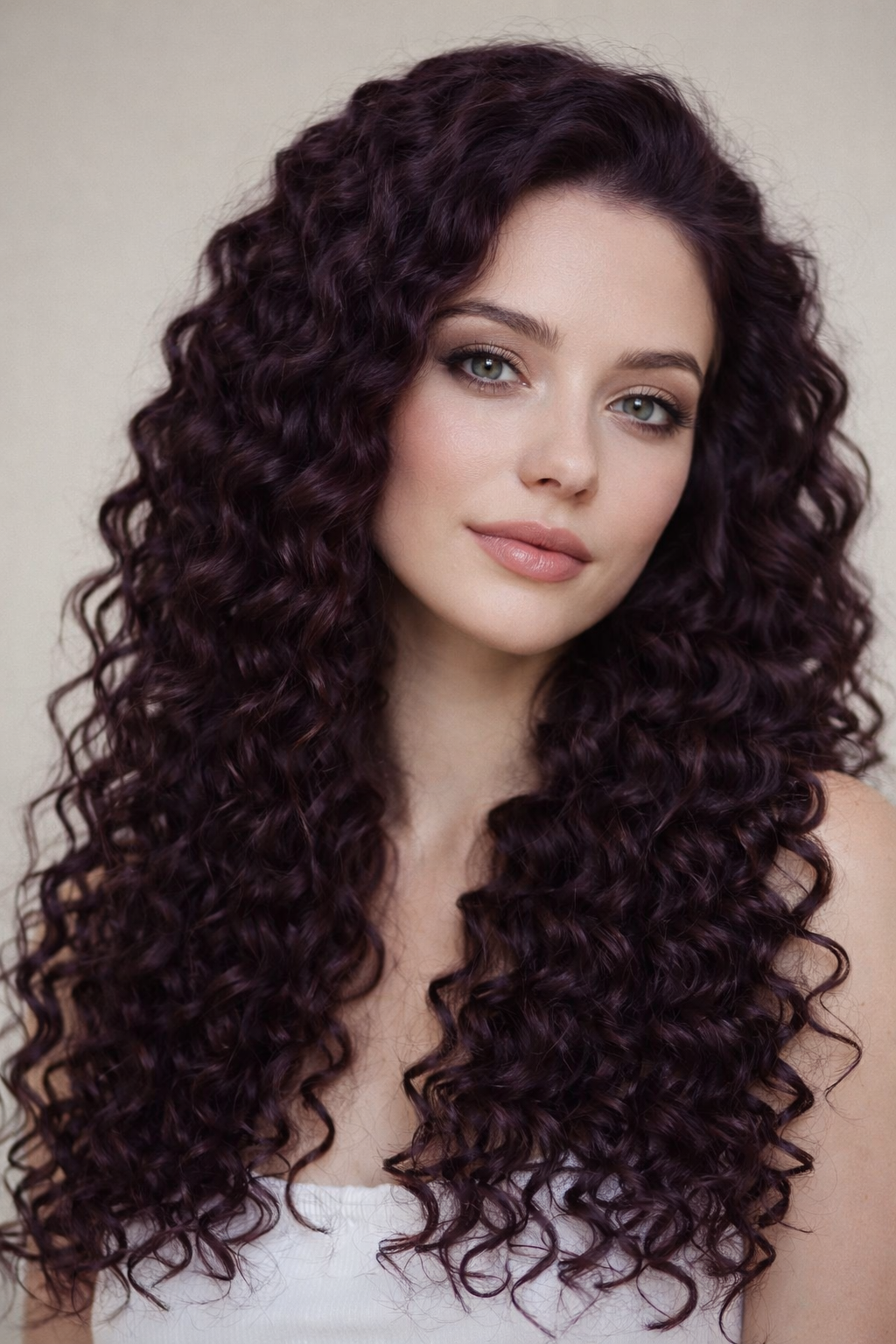 DEEP WAVE BULK HUMAN HAIR Dark Plum, BULK HAIR EXTENSIONS, REAL HUMAN HAIR