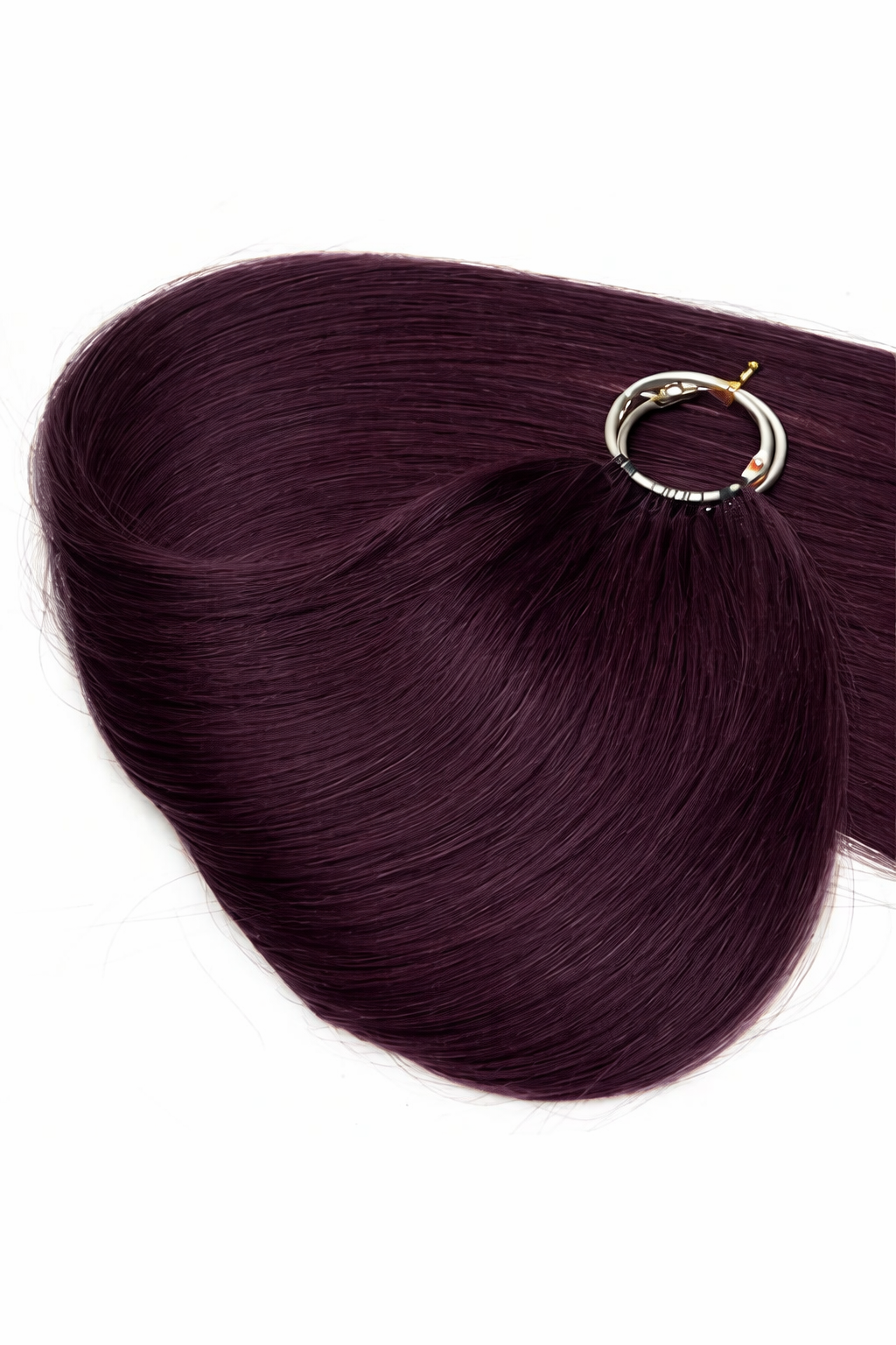 FEATHER CROCHET HAIR DARK PLUM, HAIR EXTENSIONS, FEATHER CROCHET, REAL HUMAN HAIR