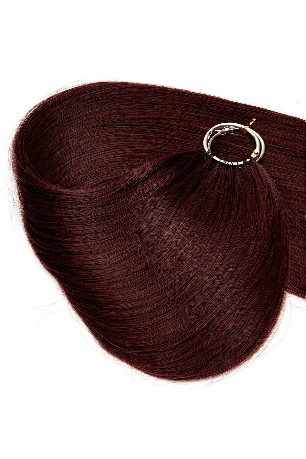 FEATHER CROCHET HAIR DARK RED BROWN, HAIR EXTENSIONS, FEATHER CROCHET, REAL HUMAN HAIR