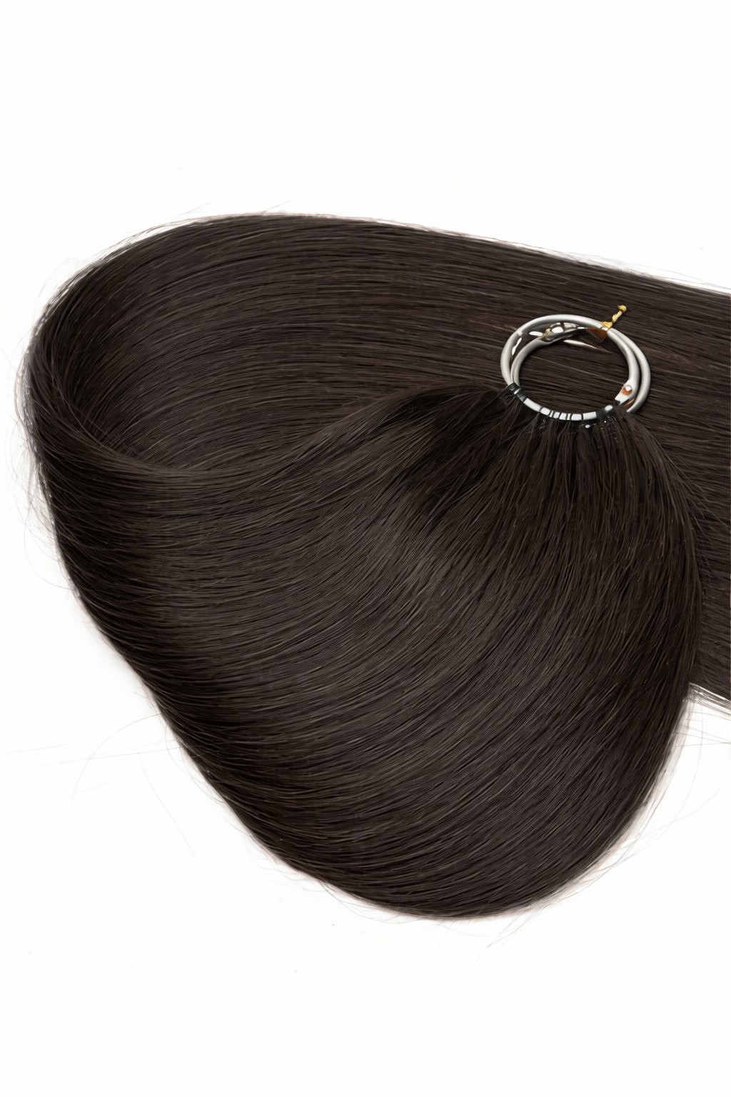 FEATHER CROCHET HAIR DARK SMOKY BROWN, HAIR EXTENSIONS, FEATHER CROCHET, REAL HUMAN HAIR