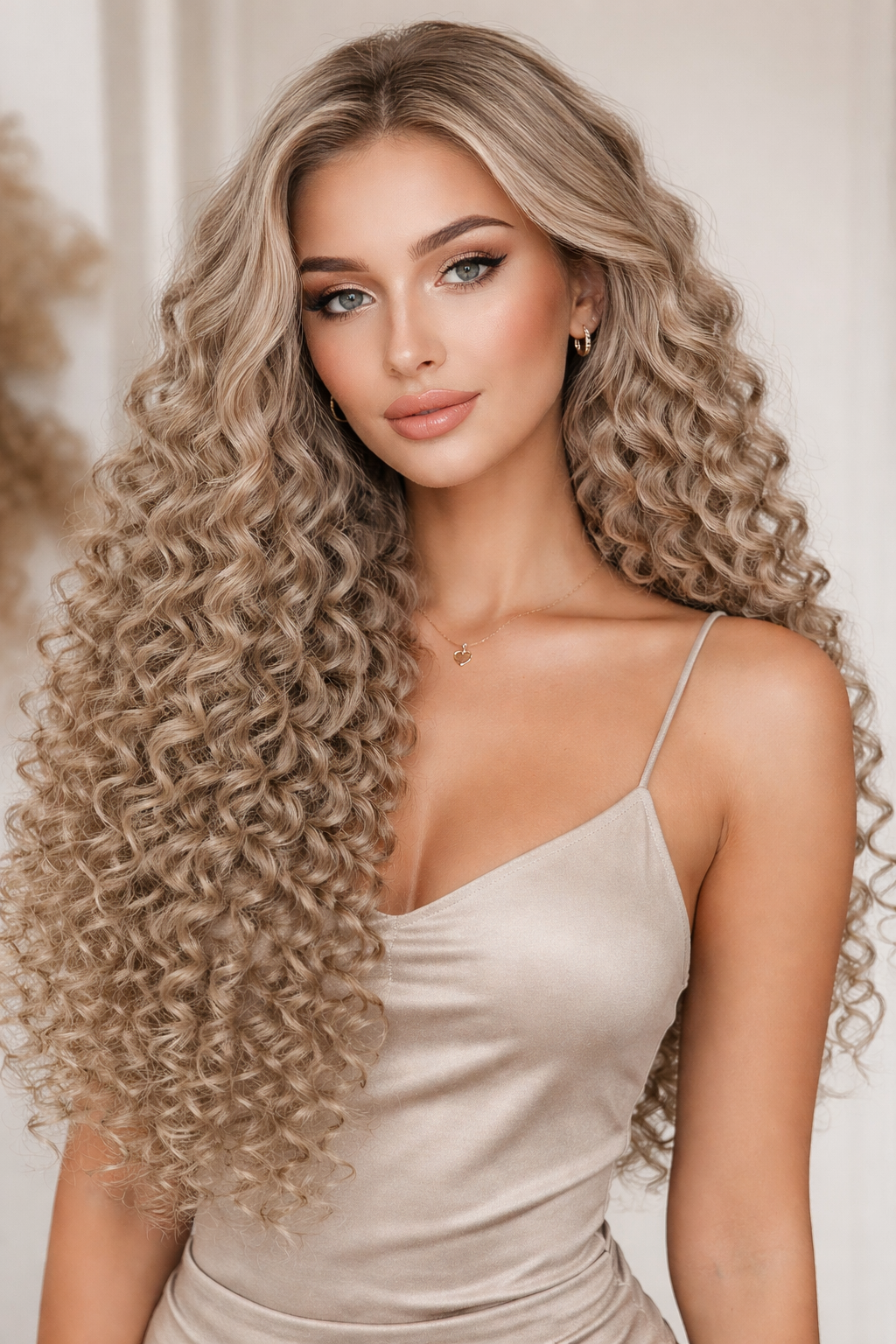DEEP WAVE BULK HUMAN HAIR Grey Blonde, BULK HAIR EXTENSIONS, REAL HUMAN HAIR