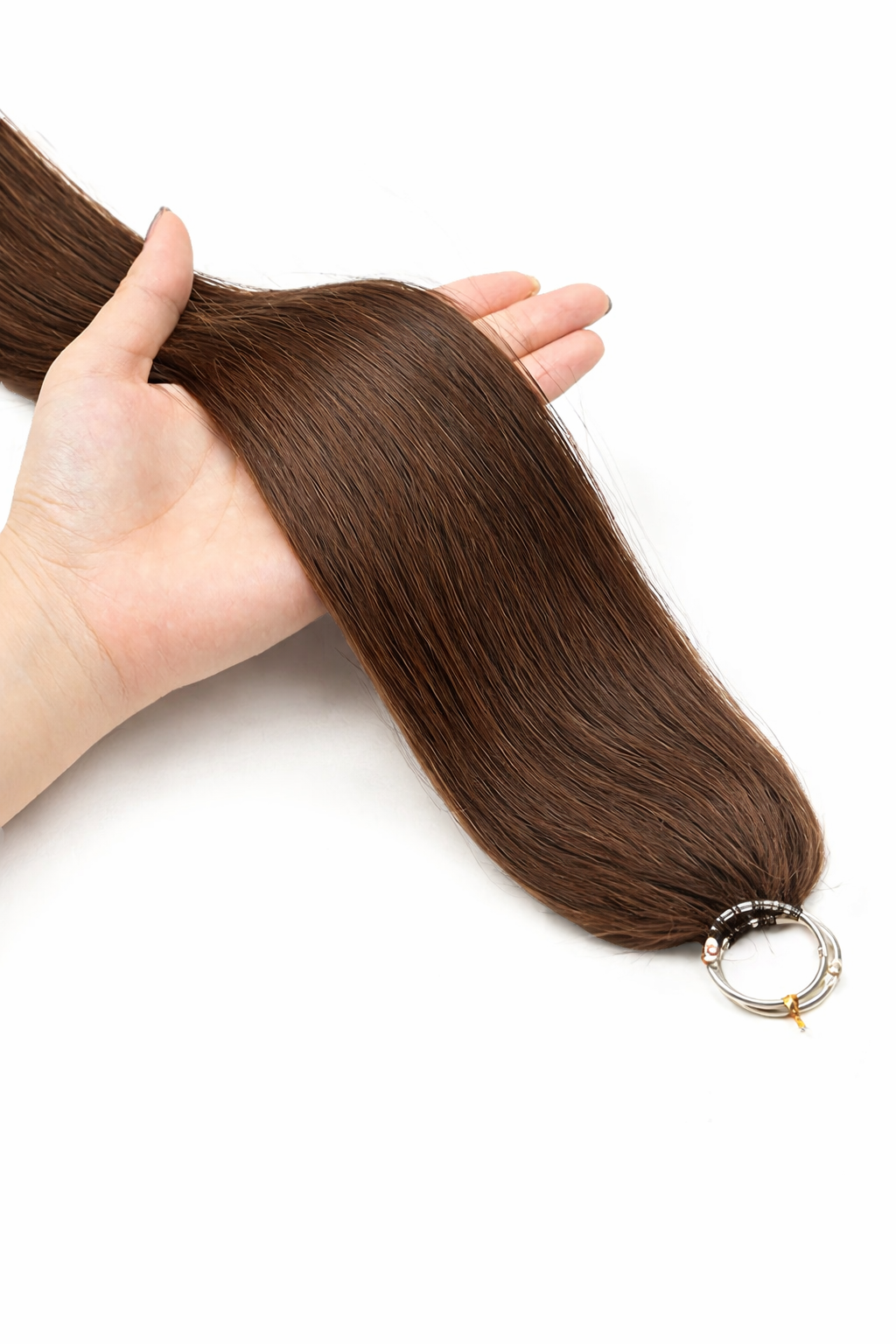 FEATHER CROCHET HAIR MOCHA BROWN, HAIR EXTENSIONS, FEATHER CROCHET, REAL HUMAN HAIR