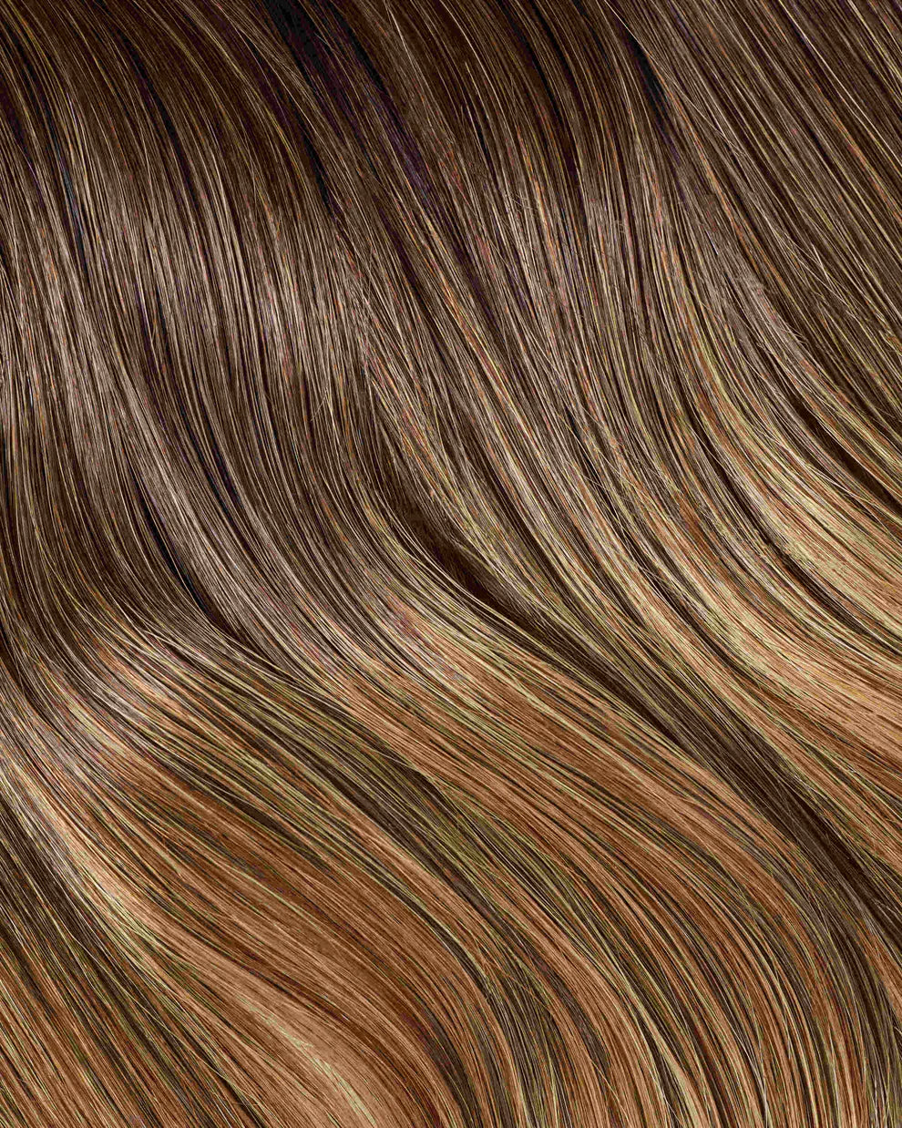 CLIP-IN HAIR EXTENSIONS Extensions Cocoa Toffee, STRAIGHT AND NATURAL WITH HUMAN HAIR. CLIHAIR11