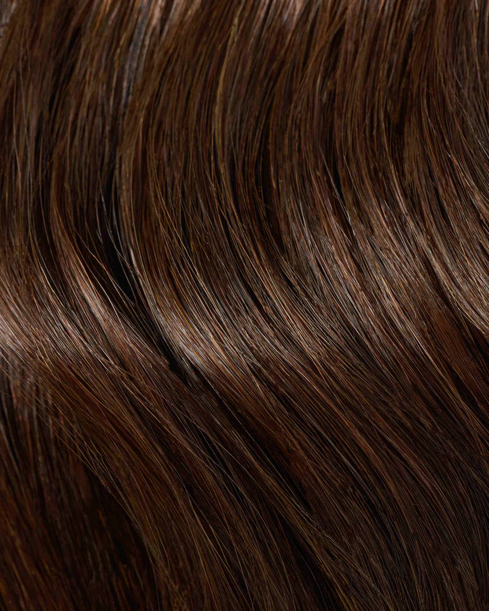 CLIP-IN HAIR EXTENSIONS Dark Chocolate, STRAIGHT AND NATURAL WITH HUMAN HAIR. CLIHAIR04