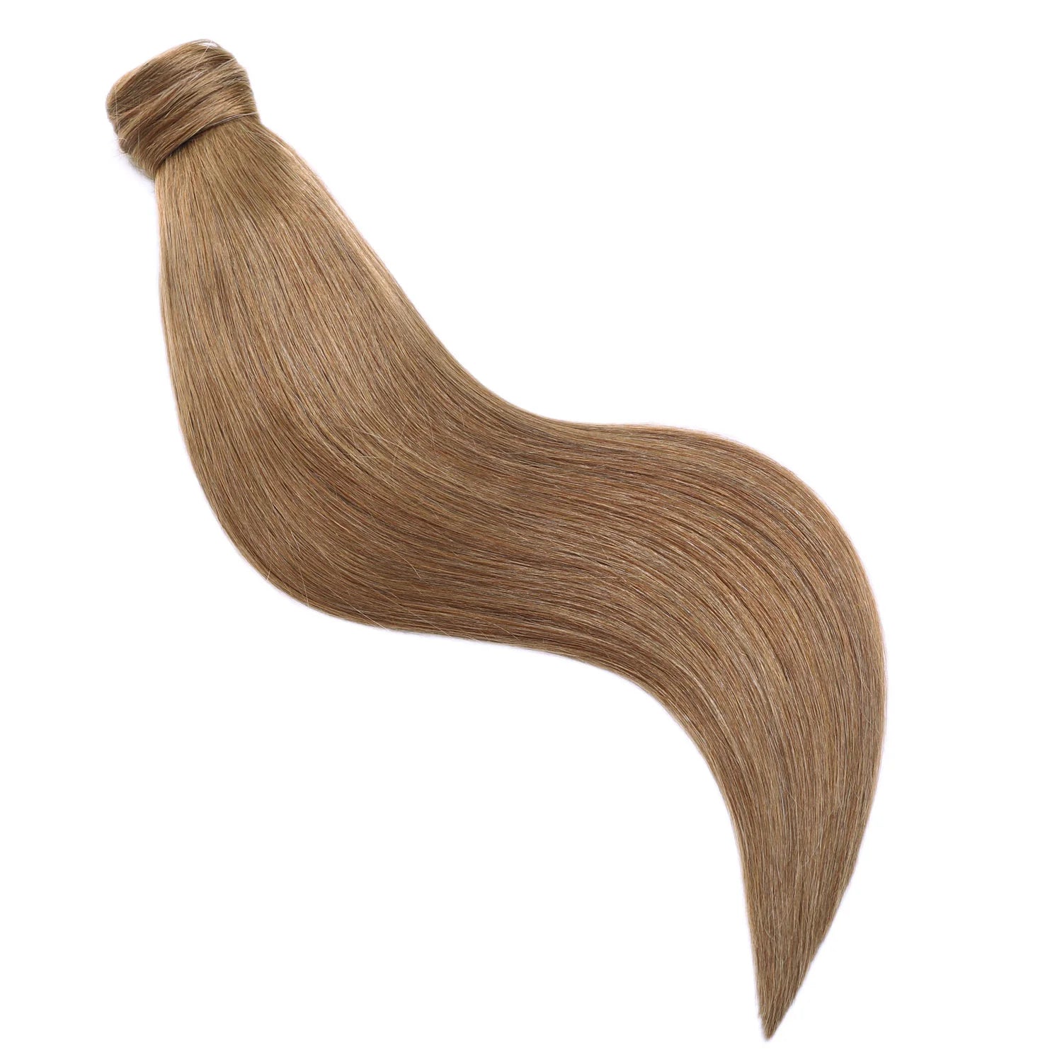 BODY WAVE PONYTAIL WIG 100% REAL HAIR #12 Dirty Blonde, NATURAL COLOR PONYTAIL, PNHAIR23