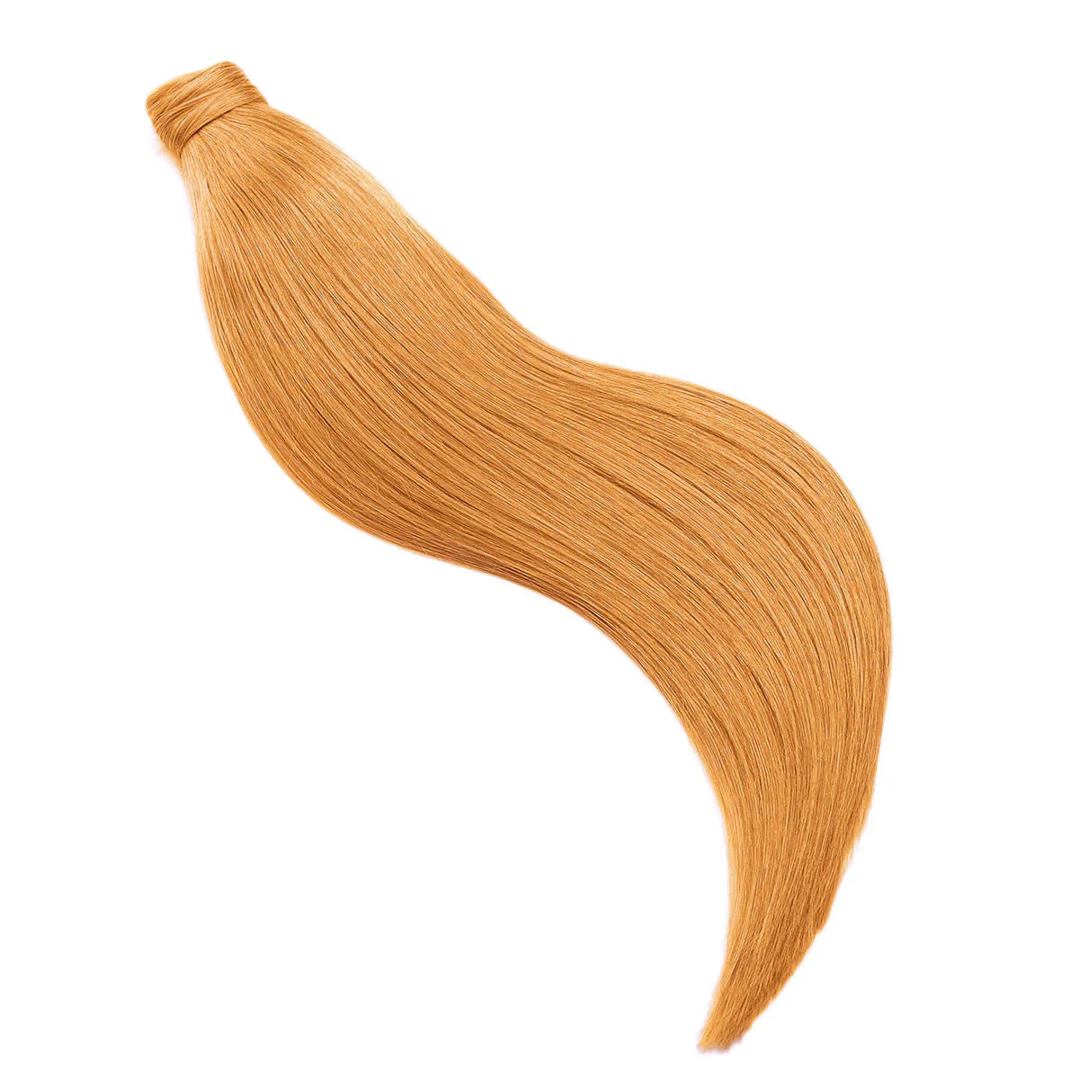 BODY WAVE PONYTAIL WIG 100% REAL HAIR #38 Golden Copper,  NATURAL COLOR PONYTAIL, PNHAIR27