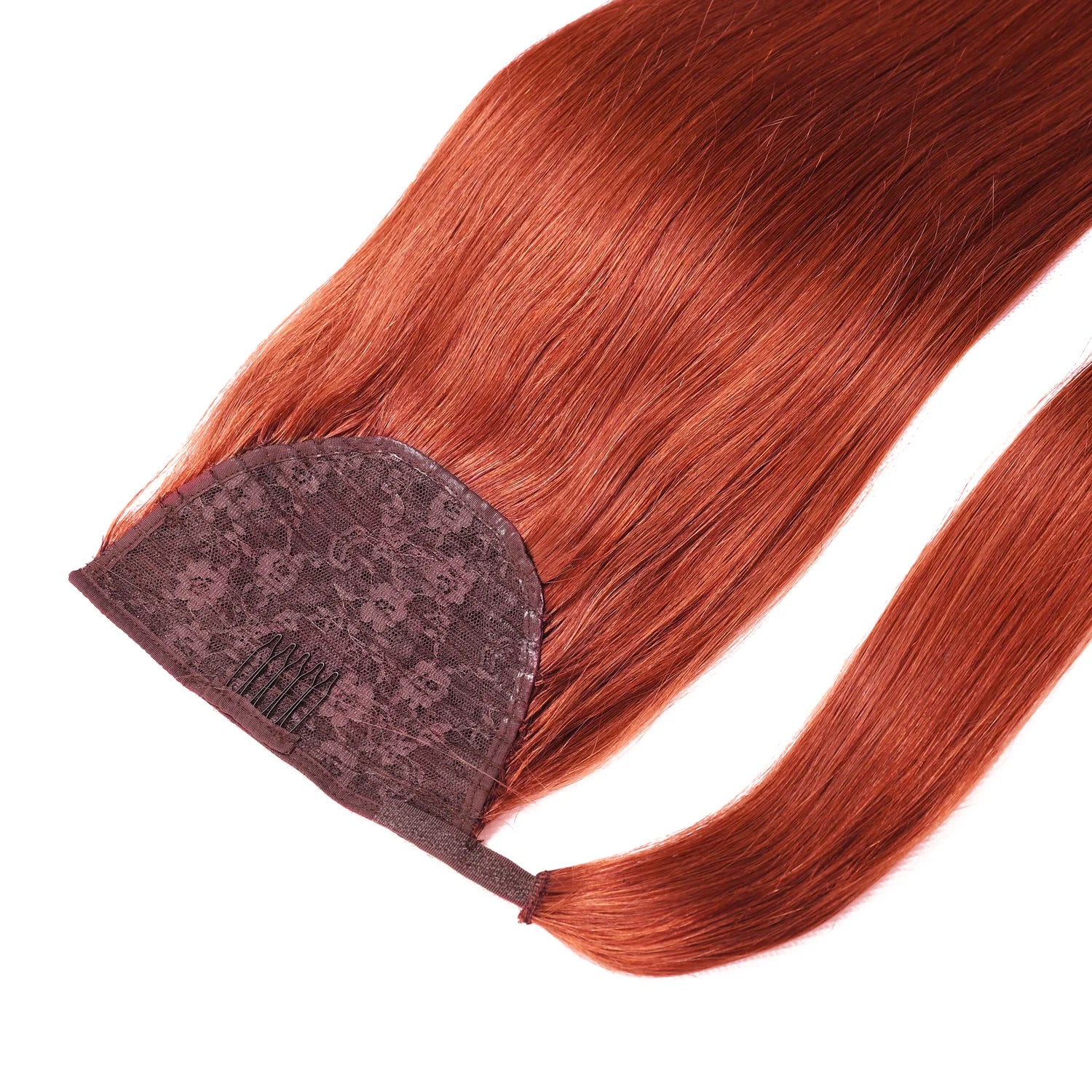 BODY WAVE PONYTAIL WIG 100% REAL HAIR #350 Copper,  NATURAL COLOR PONYTAIL, PNHAIR25