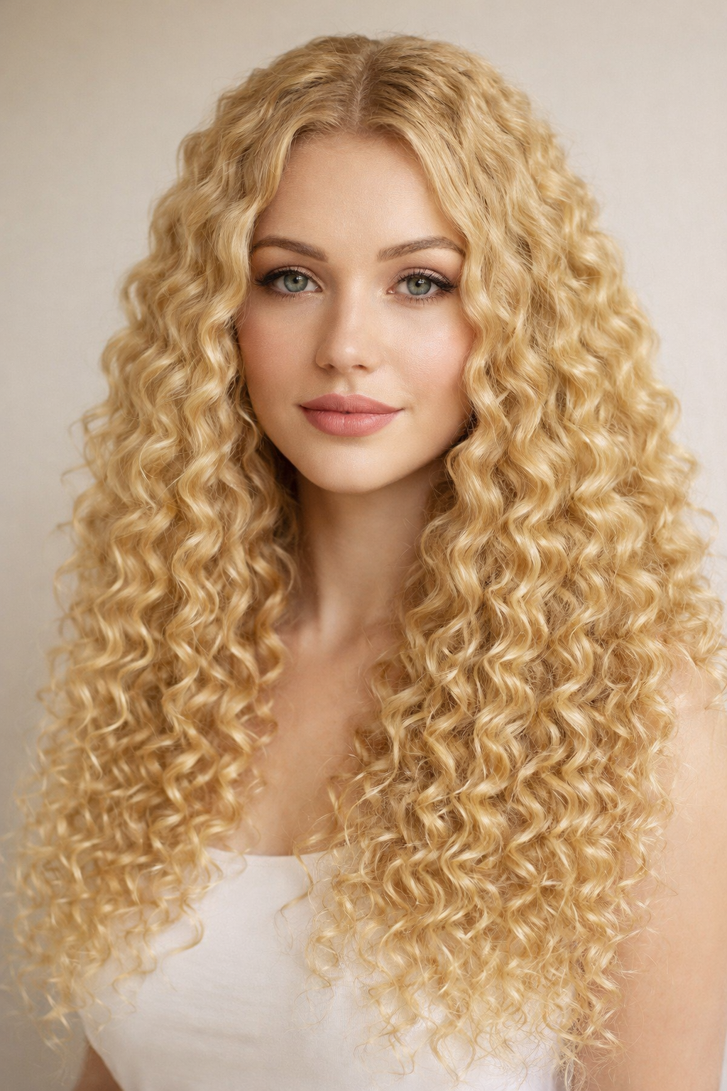 DEEP WAVE BULK HUMAN HAIR Sand Blonde, BULK HAIR EXTENSIONS, REAL HUMAN HAIR