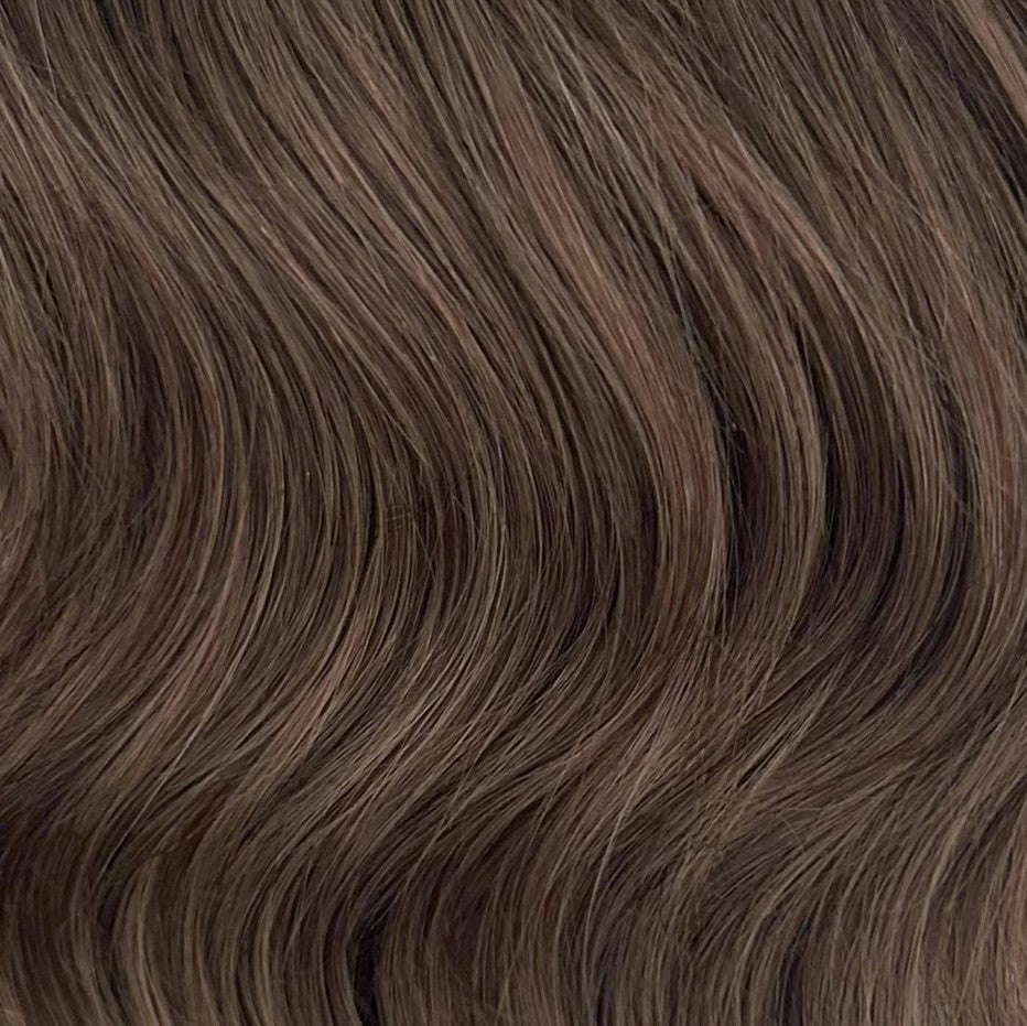 GENIUS WEFT HAIR EXTENSIONS Weft Hair #8a Ash Brown, SEW IN EXTENSIONS, GENIUS WEFT HAIR, NATURAL HUMAN HAIR