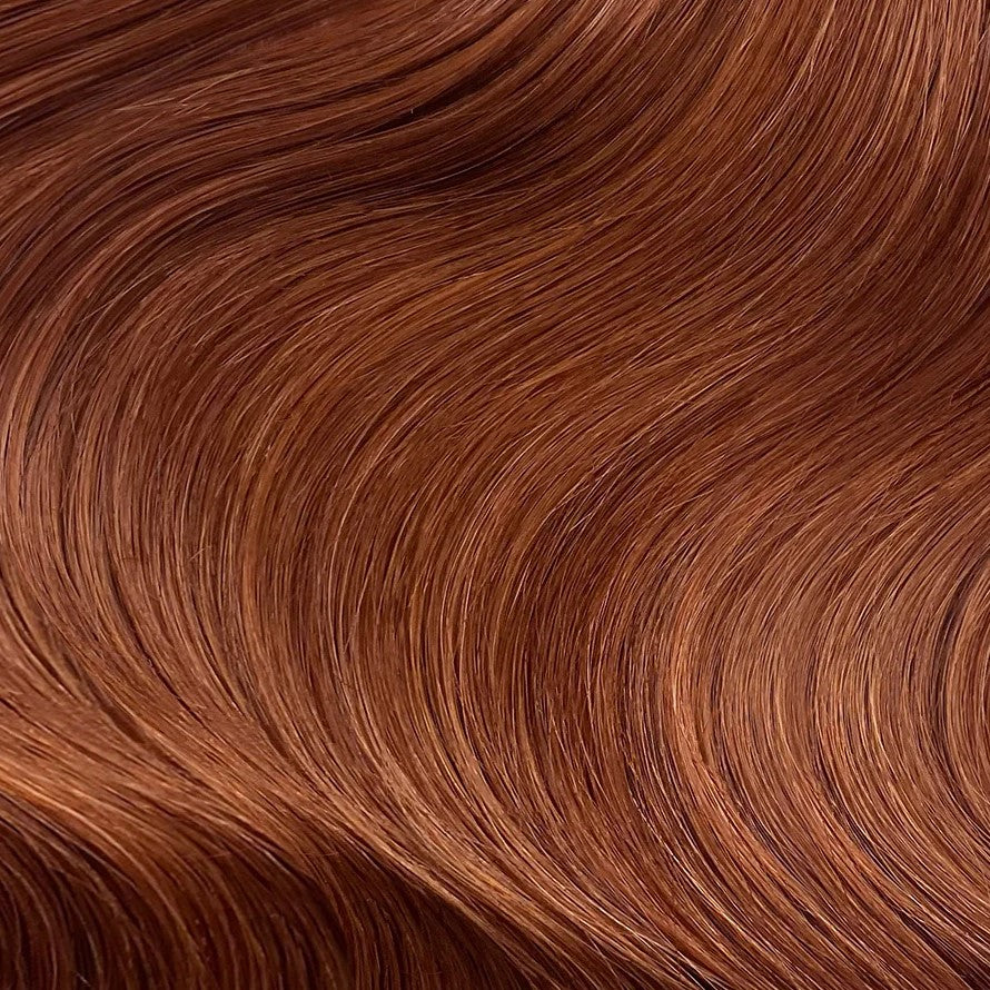 GENIUS WEFT HAIR EXTENSIONS Weft Hair #30 Medium Copper, SEW IN EXTENSIONS, GENIUS WEFT HAIR, NATURAL HUMAN HAIR
