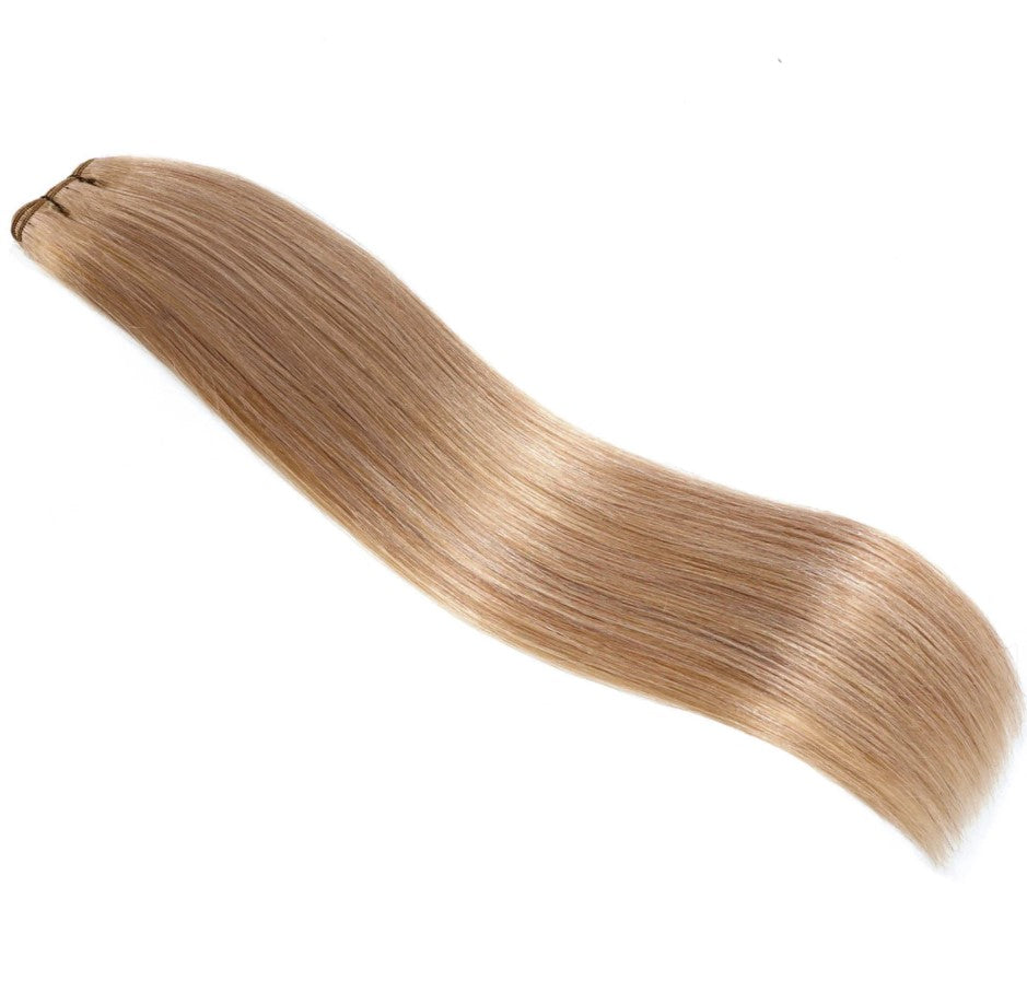 GENIUS WEFT HAIR EXTENSIONS Weft Hair #16 Natural Blonde, SEW IN EXTENSIONS, GENIUS WEFT HAIR, NATURAL HUMAN HAIR